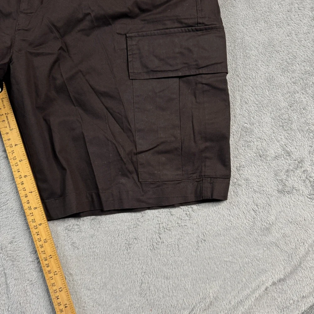 NWT Lincs David Chu Mens Cargo Shorts Brown Size W38in.Cotton Casual Utility‎